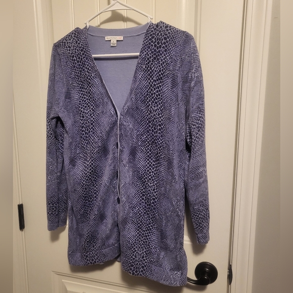 Isaac Mizrahi, S, blue snakeskin - Picture 1 of 3